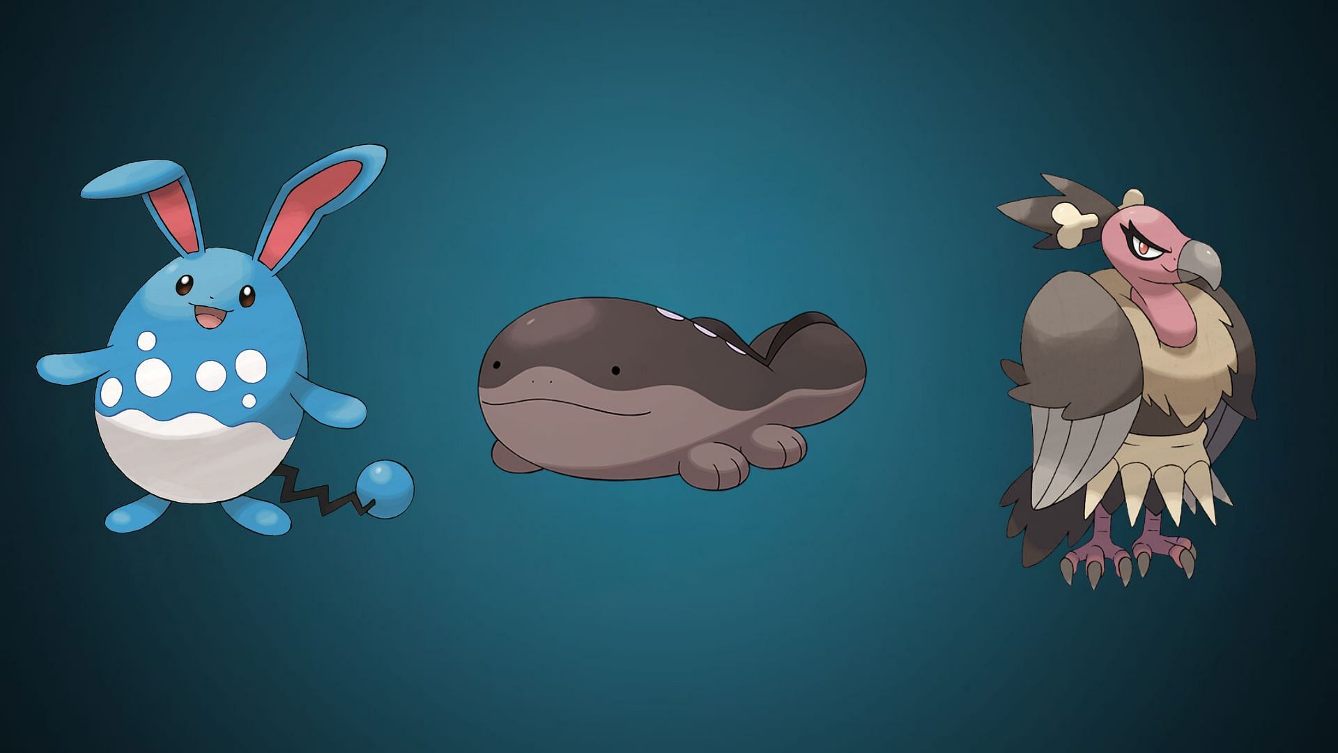 Azumarill, Clodsire, and Mandibuzz (Image via TPC)