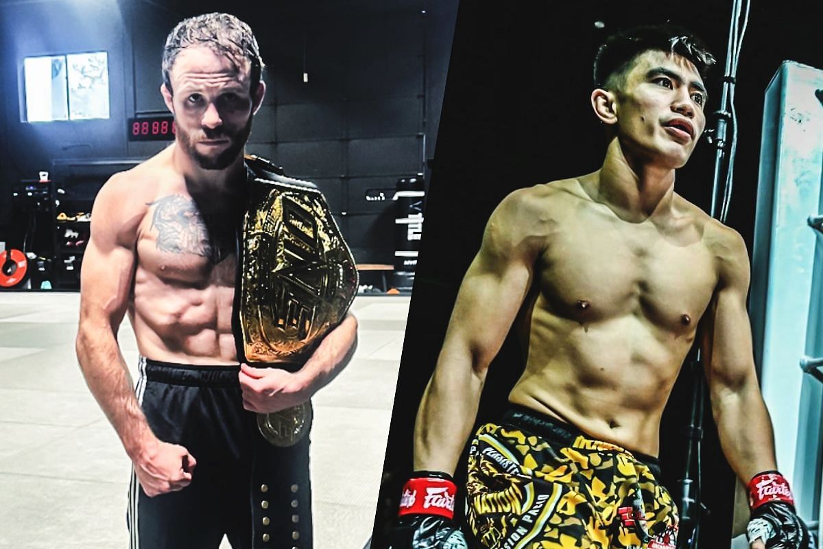 Jarred Brooks and Joshua Pacio - Photo by ONE Championship