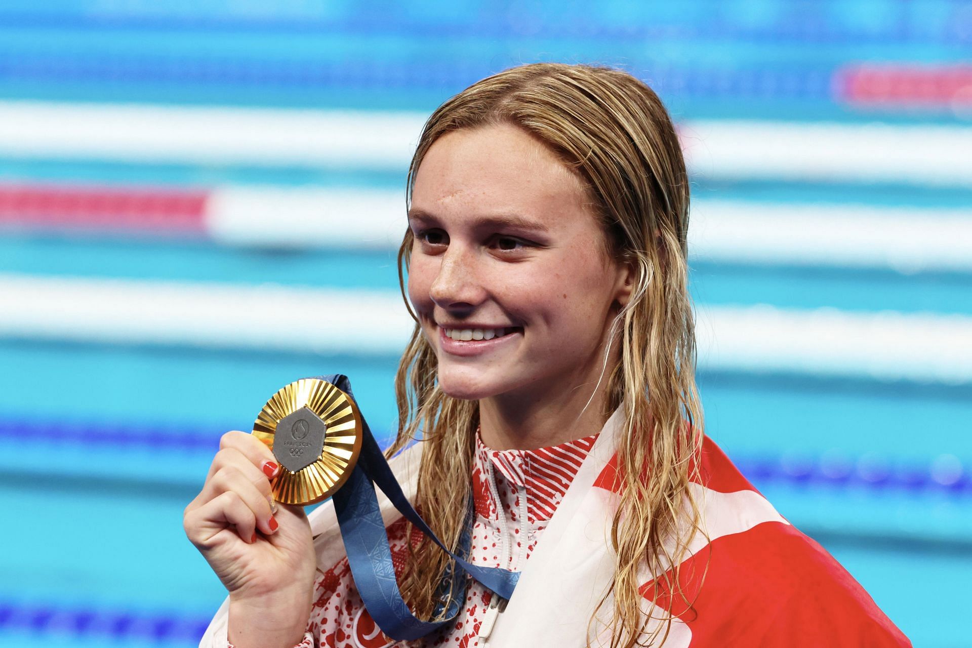 Summer McIntosh during the 2024 Paris Olympic Games in France. (Photo by Getty Images)