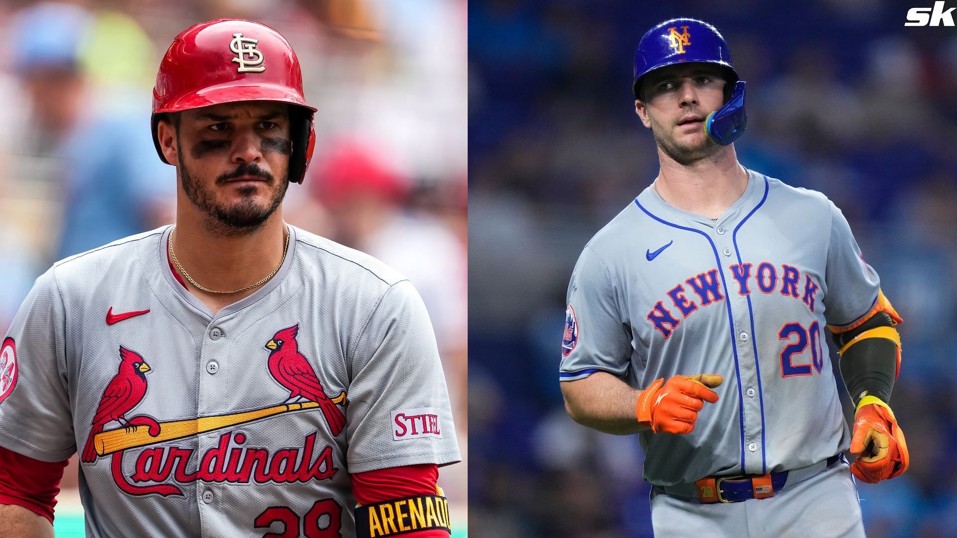 Nolan Arenado of the St. Louis Cardinals looks on against the Minnesota Twins at Target Field (Source: Getty)