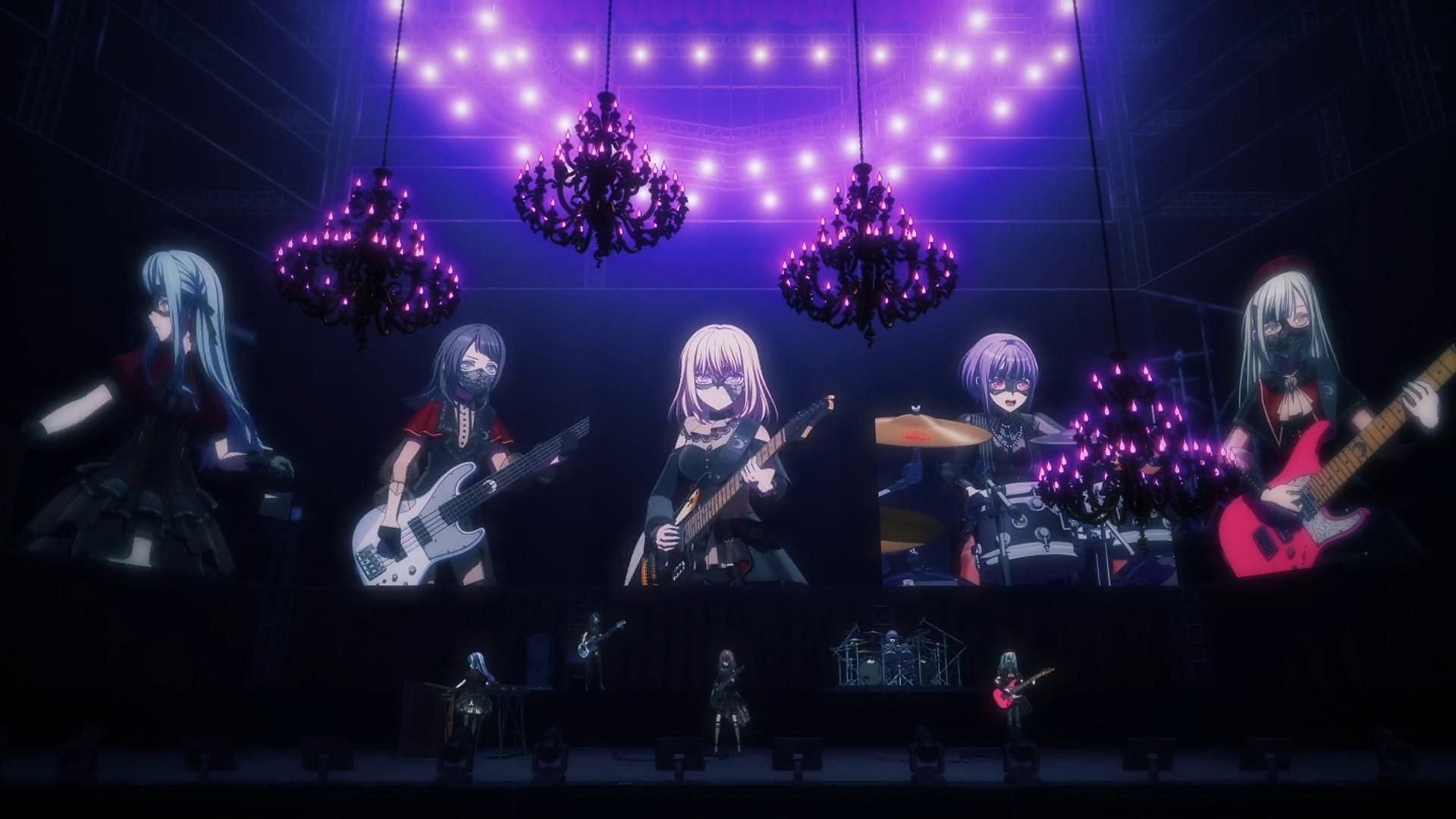 The Ave Mujica band will be front and center in BanG Dream! Ave Mujica episode 1 (Image via SANZIGEN)