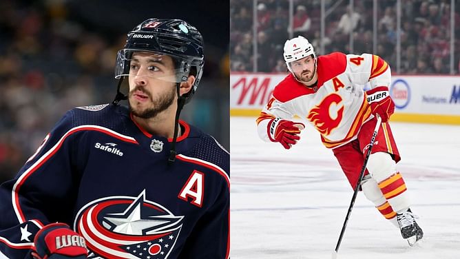 In Photos: Johnny Gaudreau's daughter Noa's playdate with Rasmus Andersson's son Benji in Calgary