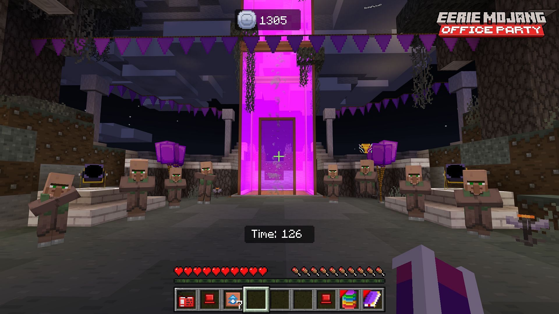 Head to the Idea Vault to progress to the next part of the Minecraft Eerie Mojang Office Party quests (Image via Mojang Studios)