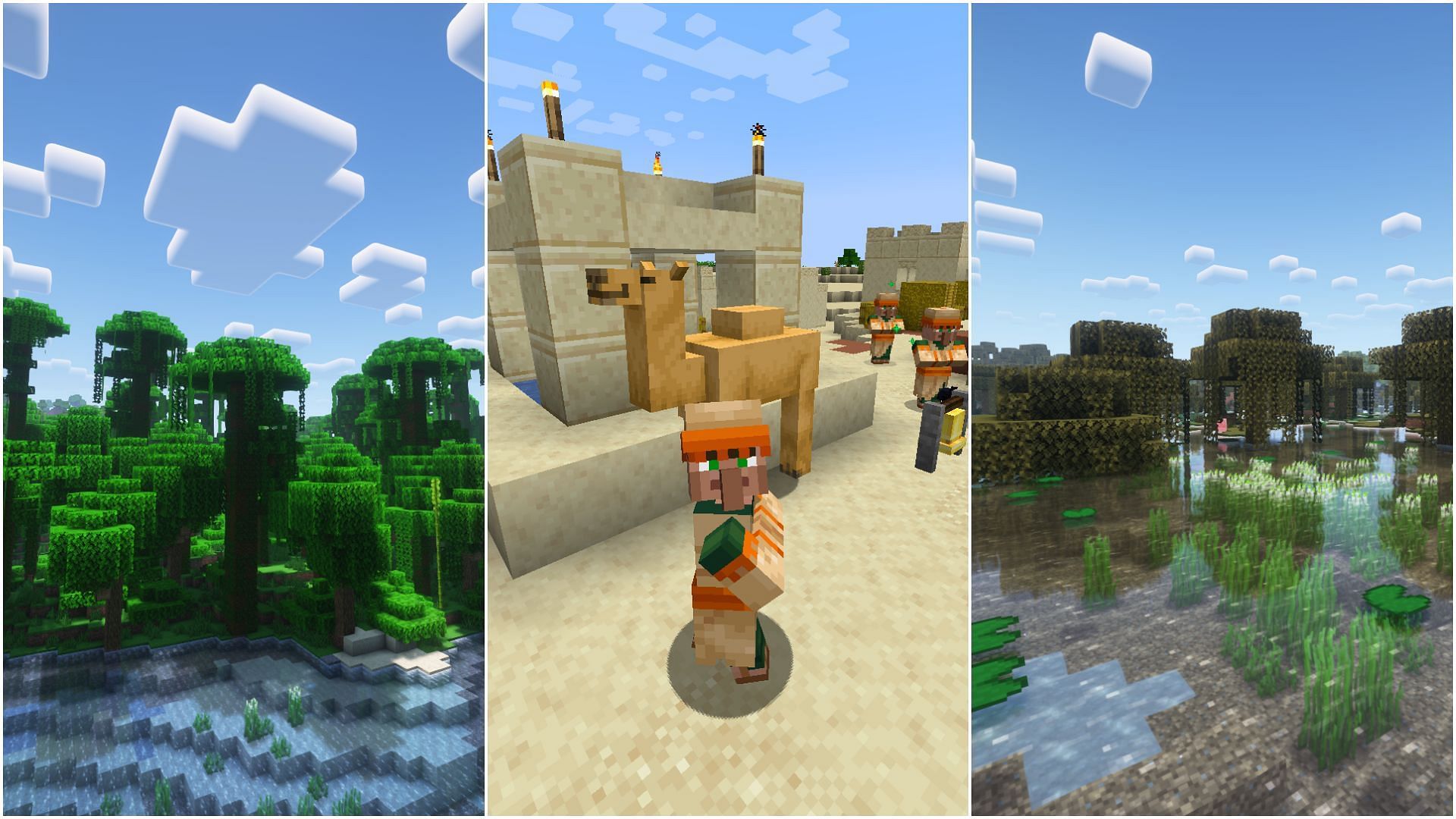 Minecraft should generate villages in more biomes (Image via Mojang Studios)