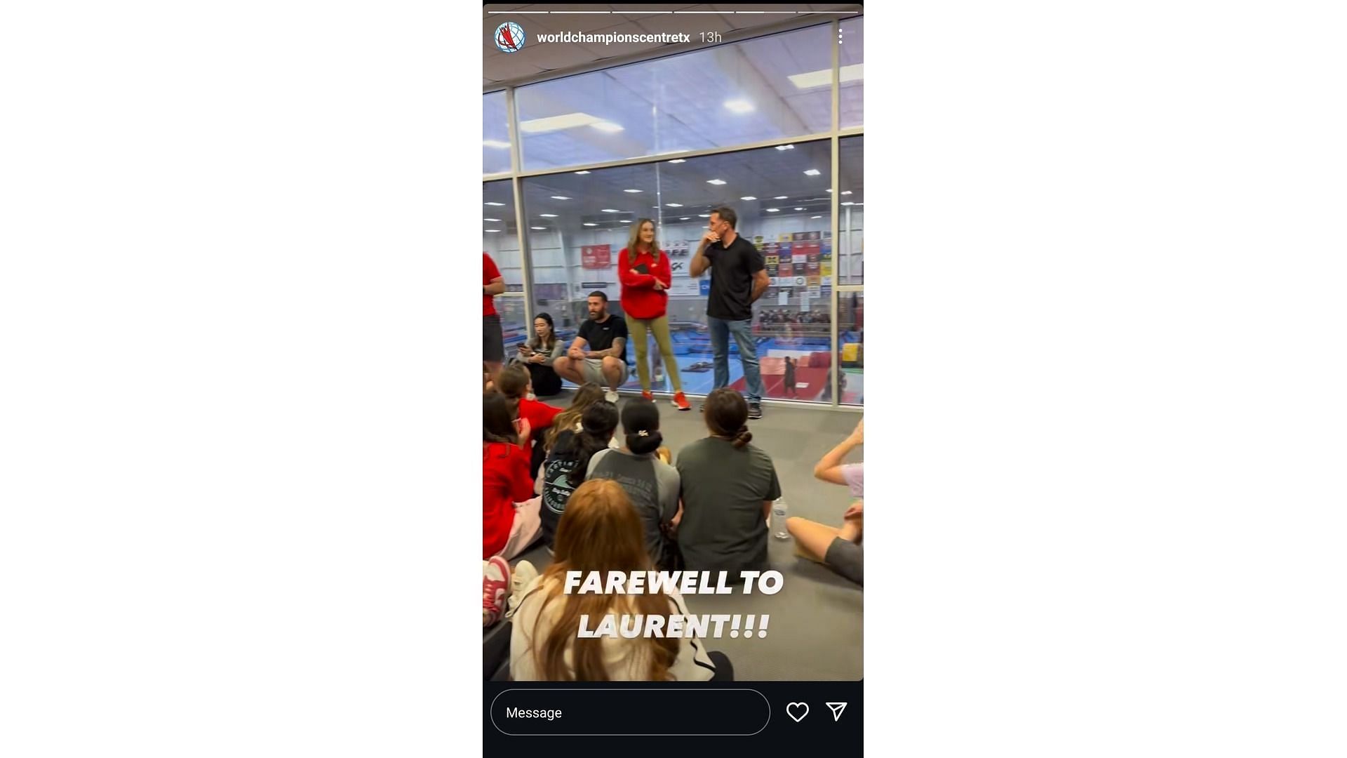 Screenshot of WCC&#039;s Instagram story (Image via: World Champions Center Instagram handle)