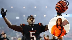 Tee Higgins' mom drops 3-word message after Bengals WR's 131 Yds 3 TD game vs Broncos