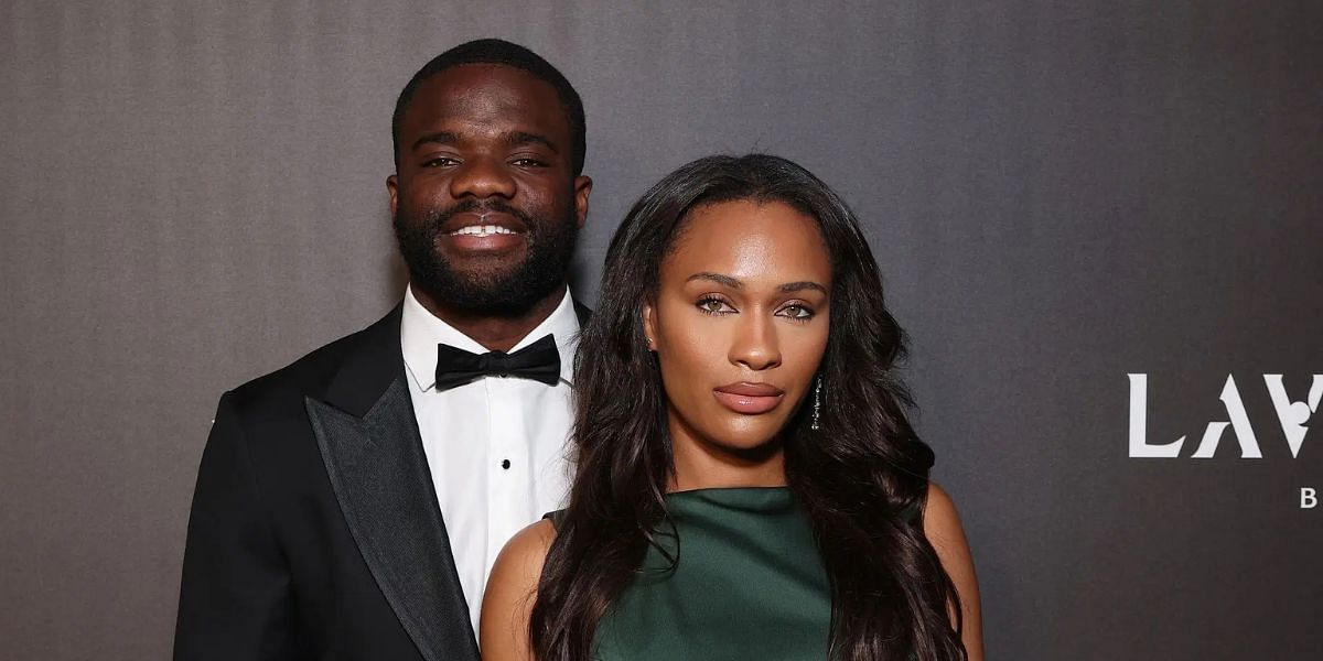 Frances Tiafoe and girlfriend Ayan Broomfield | Getty 