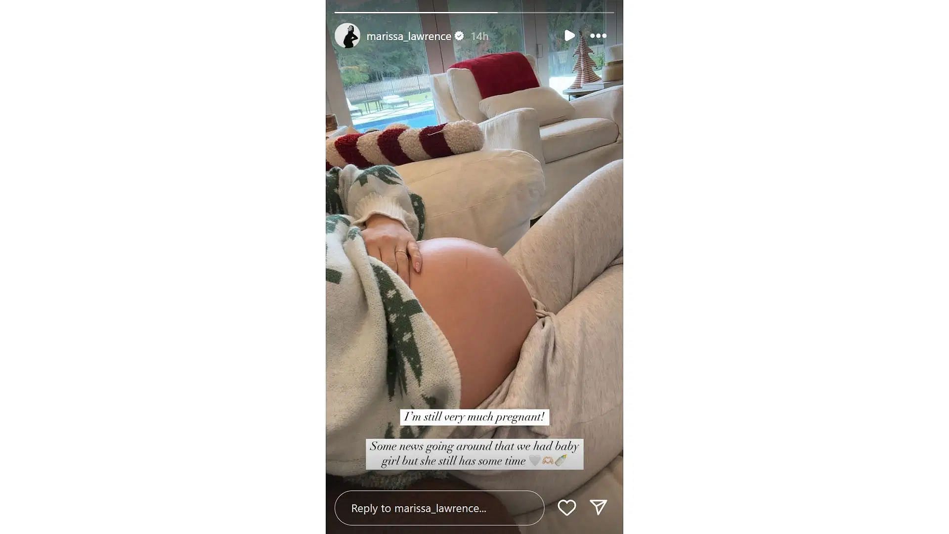 Trevor Lawrence&#039;s wife Marissa confirms that she is still pregnant [Image credit: @marissa_lawrence]