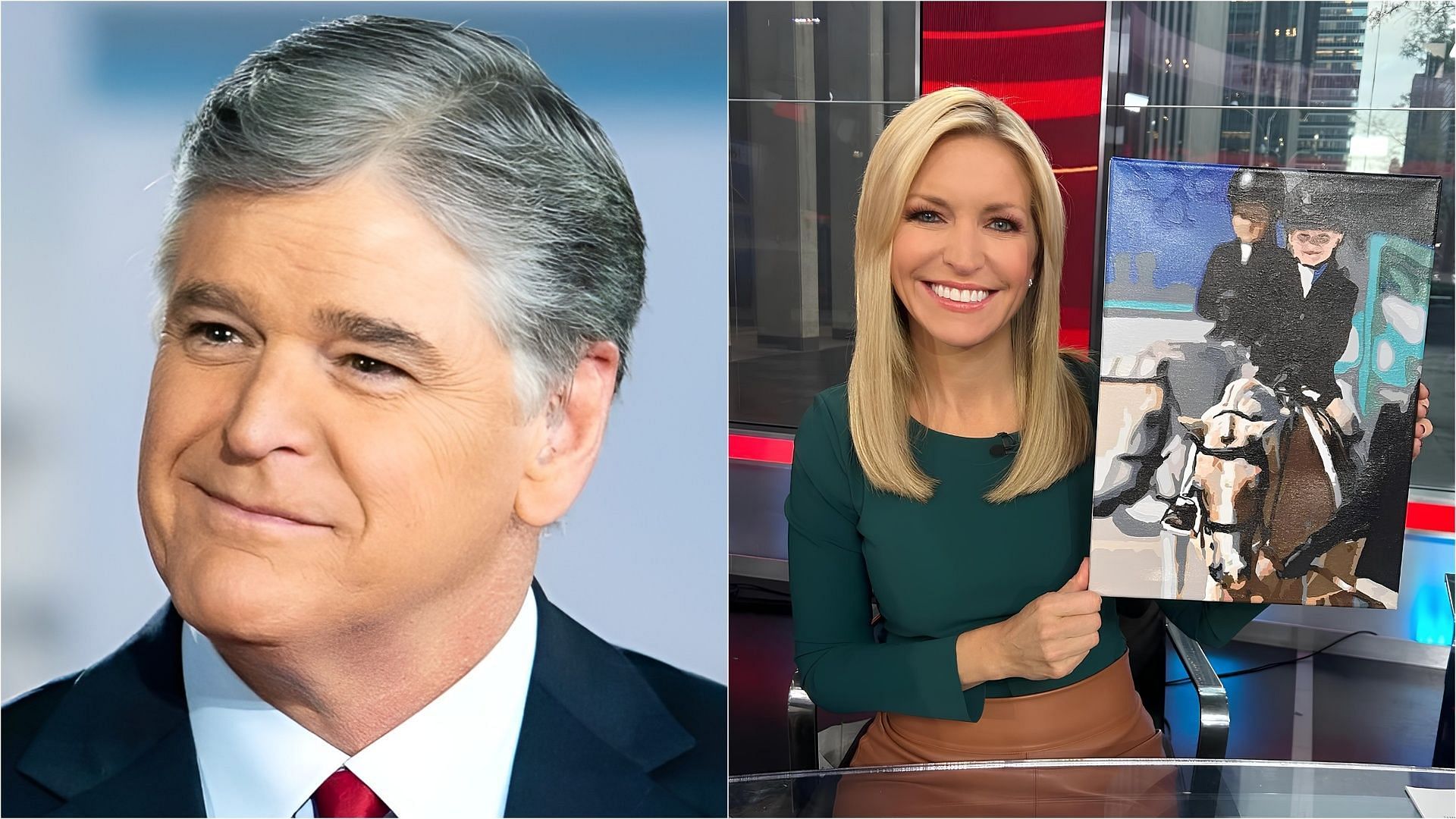 Sean Hannity and Ainsley Earhardt have recently got engaged (Images via Sean Hannity/Facebook and aearhardt/Instagram)