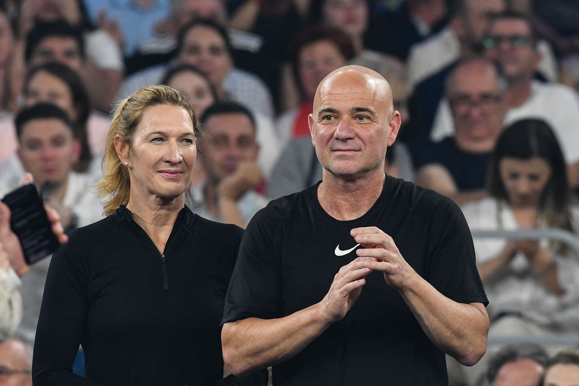 Andre Agassi and Steffi Graf at Sports Fstival 2024