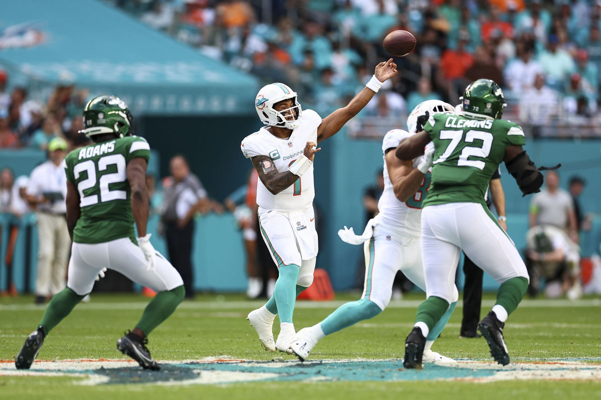 New York Jets v Miami Dolphins - Source: Getty