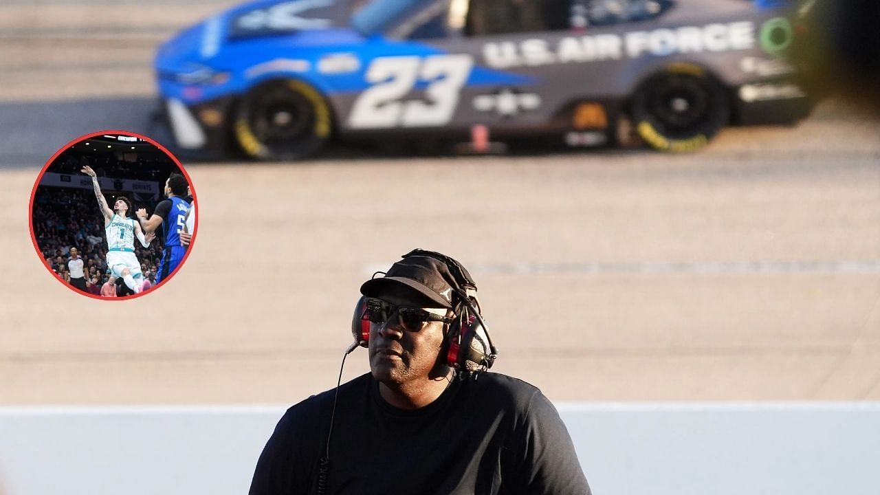 LaMelo Ball and 23XI Racing Michael Jordan (Source: Imagn)