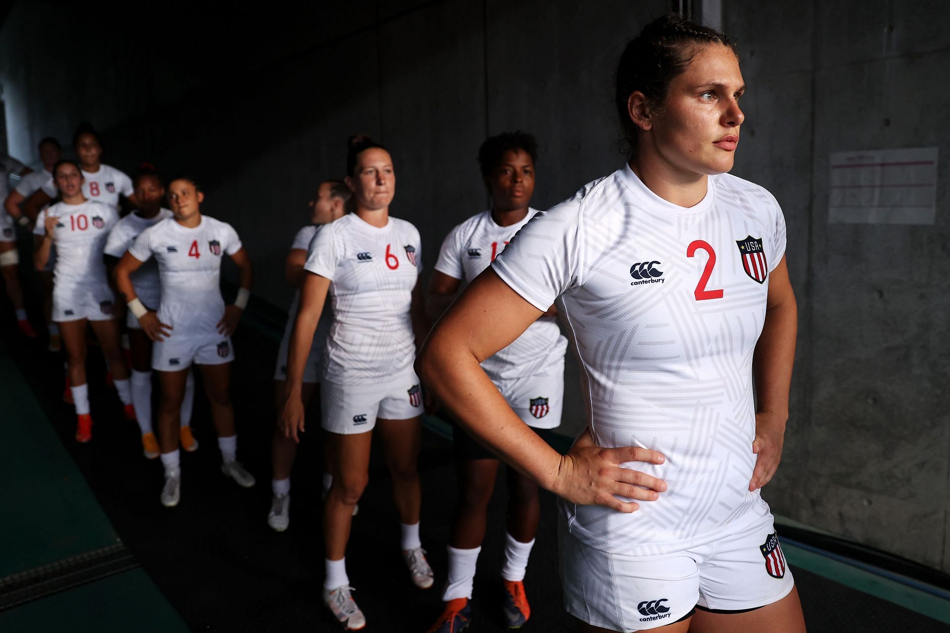 Maher bearing jersey no.2 of the United States during the sixth day of the delayed 2020 Tokyo Olympics (Image via: Getty Images)