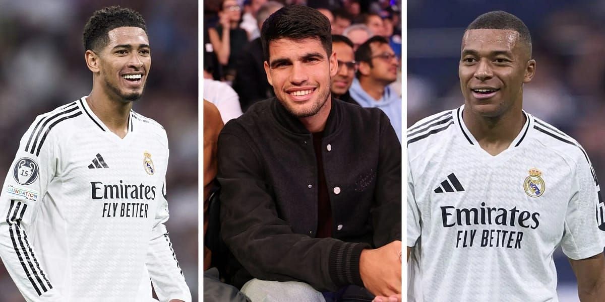 Carlos Alcaraz surprises Real Madrid stars (Source - GETTY)