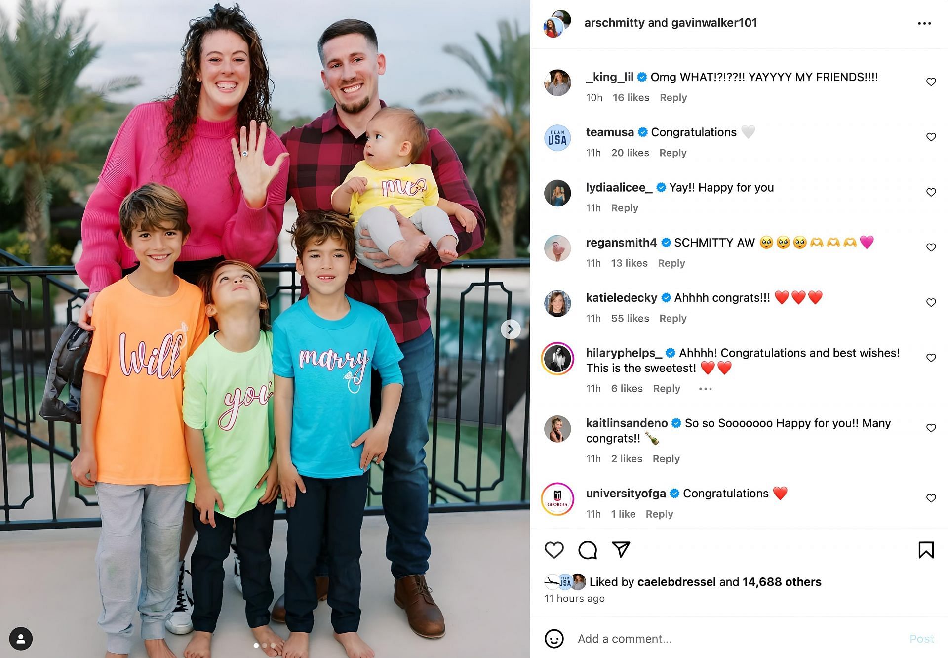 Allison Schmitt announces her engagement plans Source/ Instagram: @arschmitty