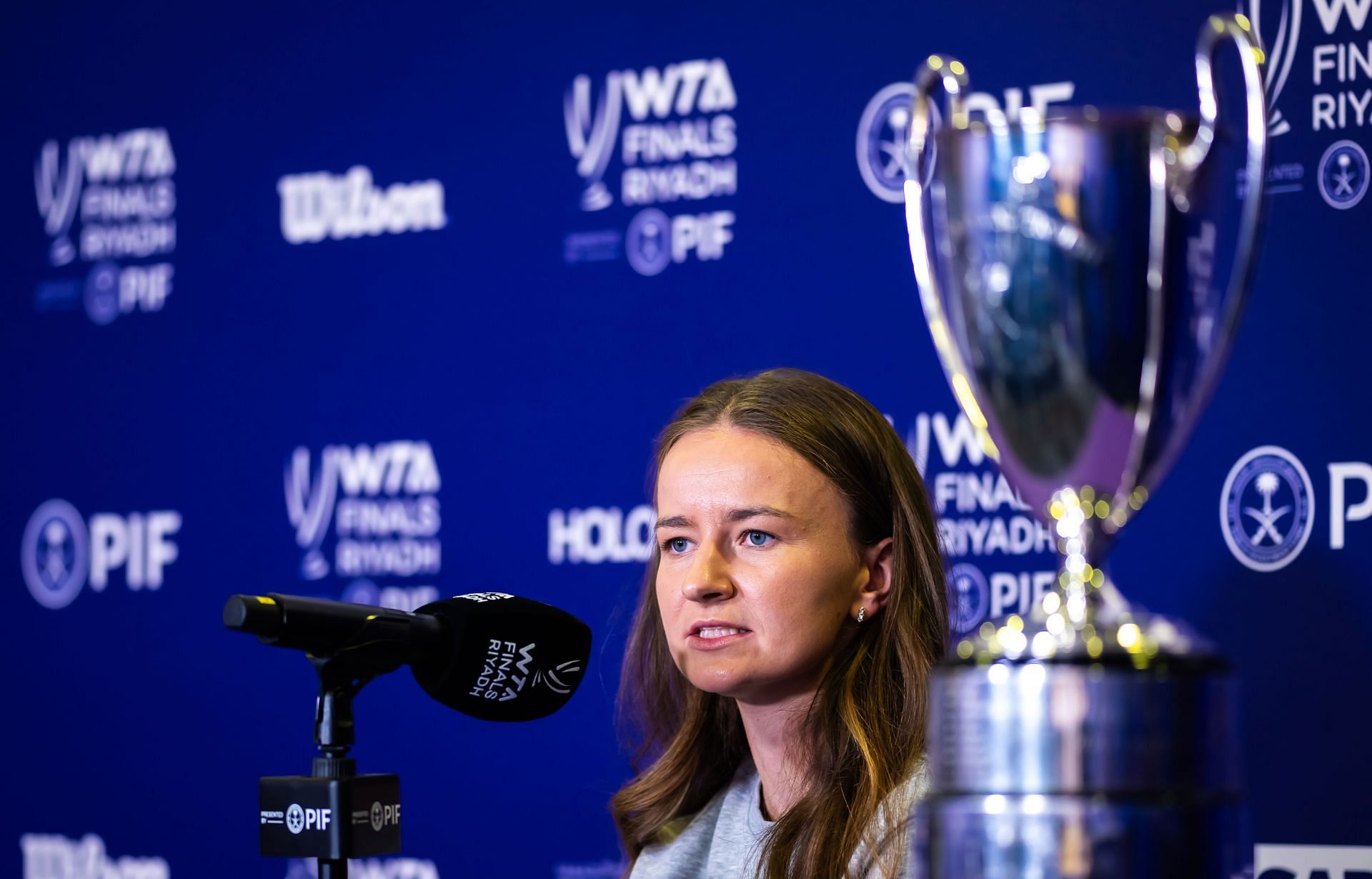 Barbora Krejcikova at the 2024 WTA Finals (Source: Getty)