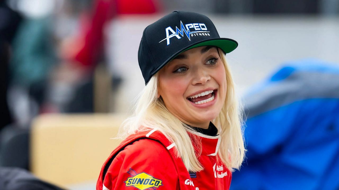 NASCAR driver Natalie Decker (36) during qualifying for the United Rentals 300 at Daytona International Speedway [via Imagn]