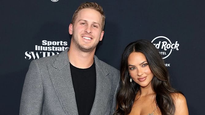 PICS: Jared Goff's wife Christen Harper shows off gameday fit for Lions-Packers TNF