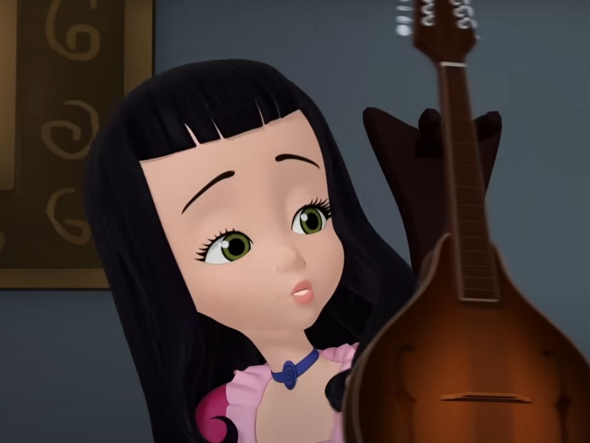 Sabrina Carpenter voices Princess Vivian in Sofia the First (Image via YouTube/@Disney Jr.)