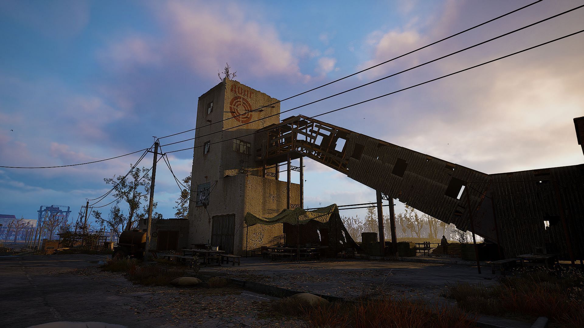 The Cement Factory base in Stalker 2 (Image via GSC Game World)