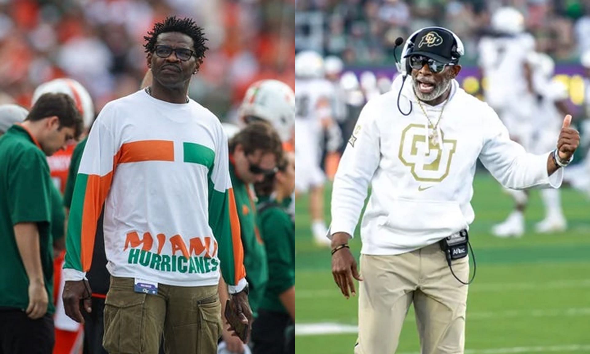 Michael Irvin hails Coach Prime after he decides to play Shedeur Sanders &amp; Travis Hunter. (Image credits: Imagn)