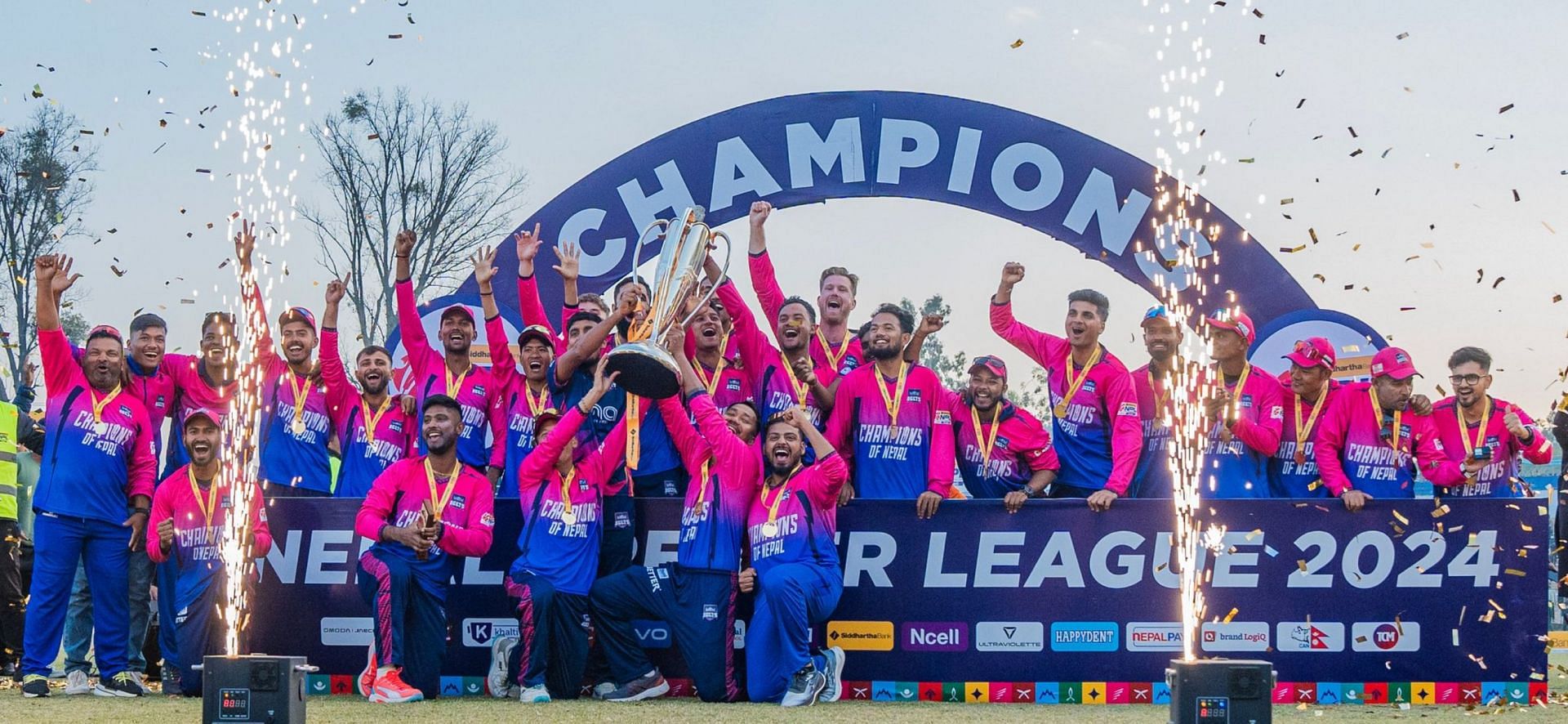 The Janakpur Bolts clinched the inaugural Nepal Premier League (NPL) title defeating the Sudur Paschim Royals in the final held at the Tribhuvan University International Cricket Ground in Kirtipur on Saturday, December 21 (Source: Official Nepal Premier League T20 X)