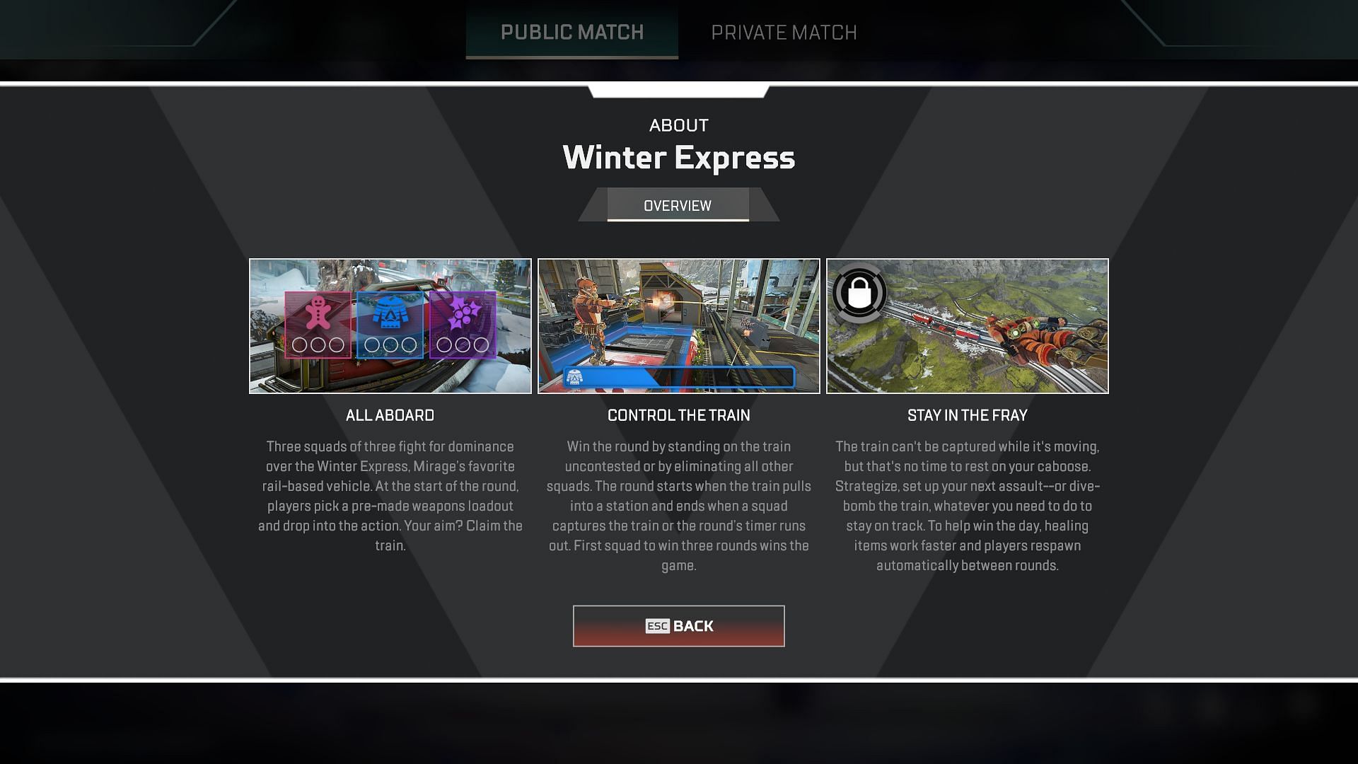 Winter Express rules (Image via EA)