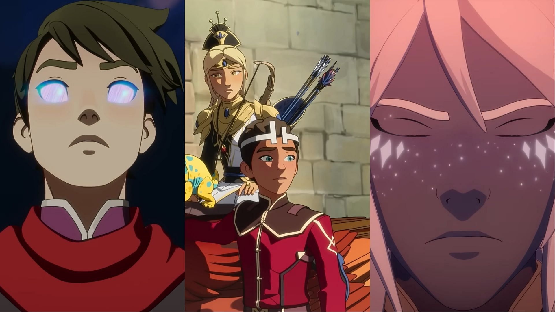 Stills from the series (Image via YouTube/The Dragon Prince) 