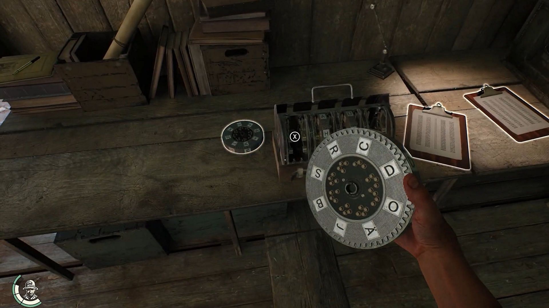 The same wheel has the letters J and S (Image via Bethesda || YouTube/@SomewhatAwesomeGames)