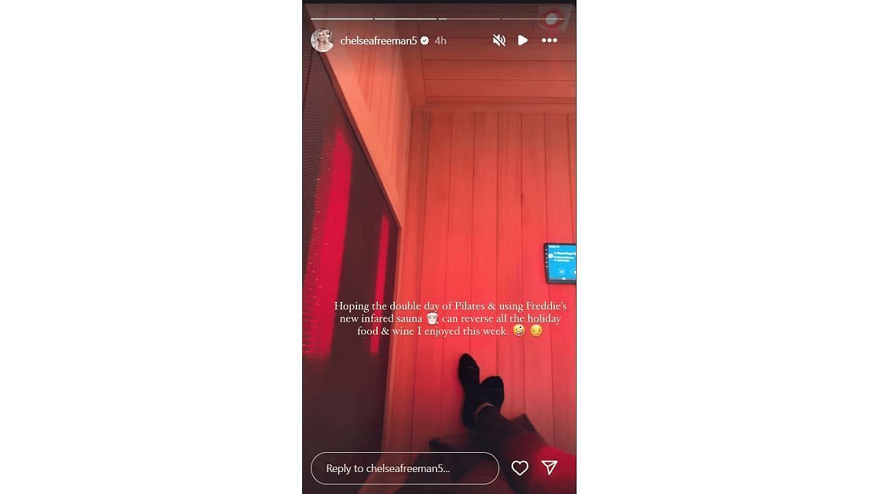 Screenshot of the Instagram story