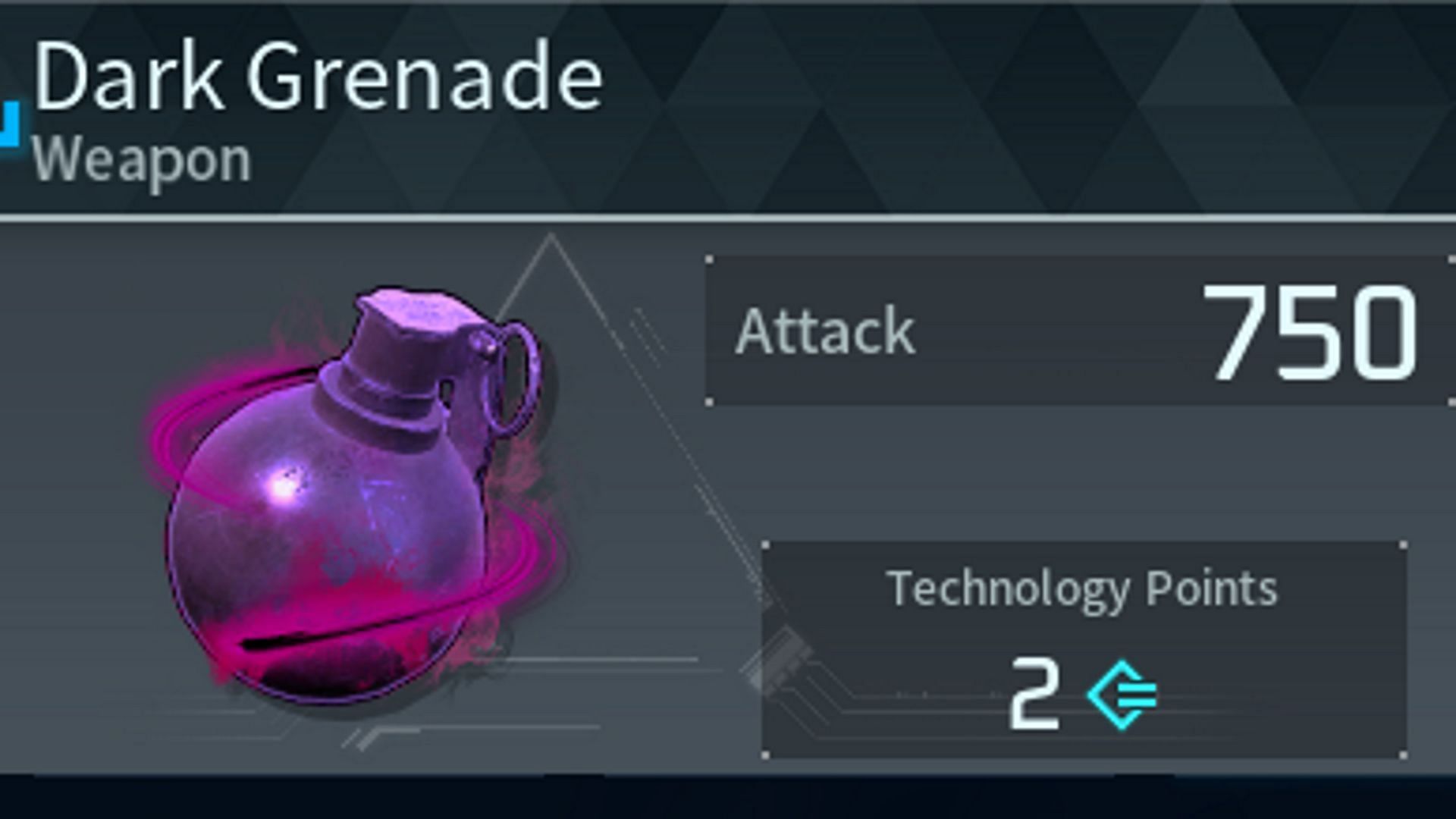 Unlock Dark Grenade at Level 40 in the Technology tab (Image via Pocketpair, Inc.)