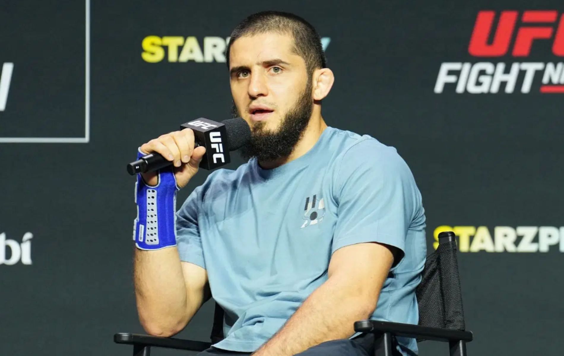 Islam Makhachev reveals what he thinks during facing off with his rivals. [Image Courtesy: Getty Images]