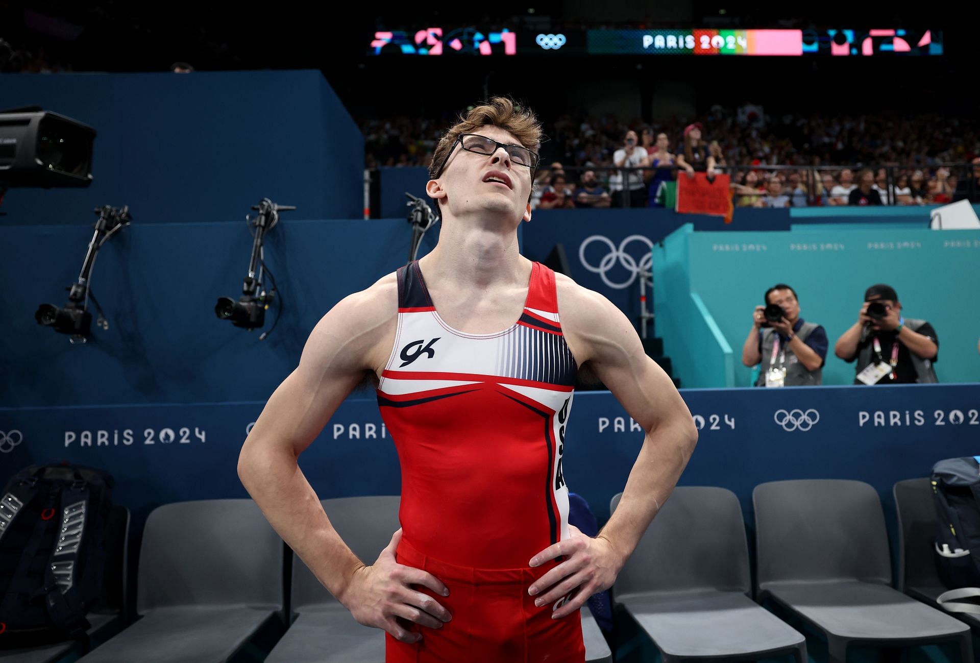 Stephen Nedoroscik at Artistic Gymnastics - Olympic Games Paris 2024: Day 8 - Source: Getty