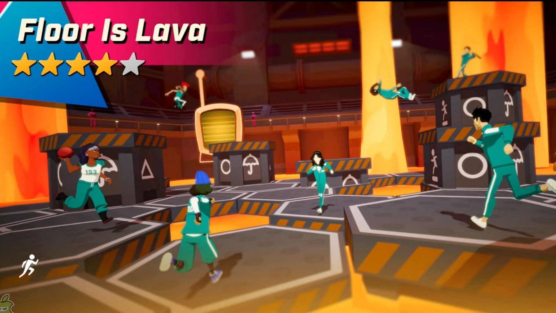 Floor is Lava in Squid Game: Unleashed (Image via Netflix, Inc.)