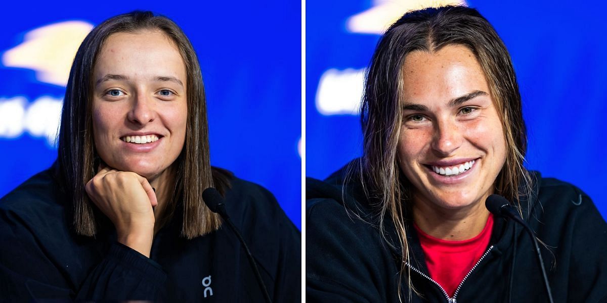 Iga Swiatek (L) &amp; Aryna Sabalenka (R) [Image Source: Getty Images]