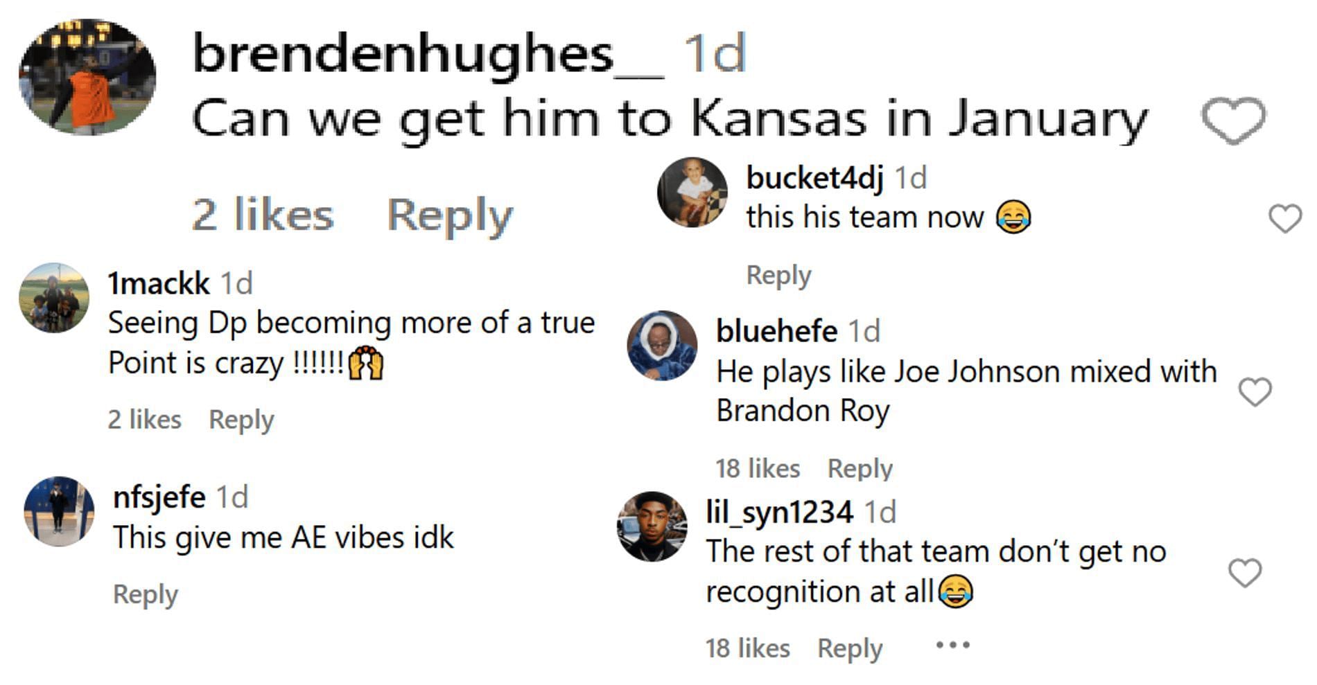 Basketball fans react to Darryn Peterson&#039;s performance vs. Iowa United (Source: Instagram/ slam_hs)