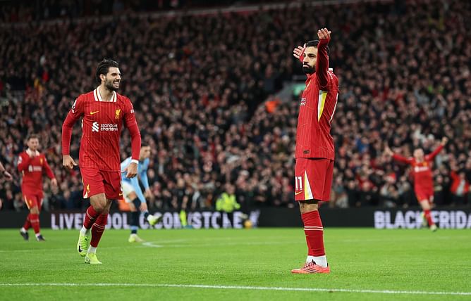 Liverpool 2-0 Manchester City: Player Ratings as Mo Salah plays starring role in taking the Reds nine points clear at the top | Premier League 2024-25