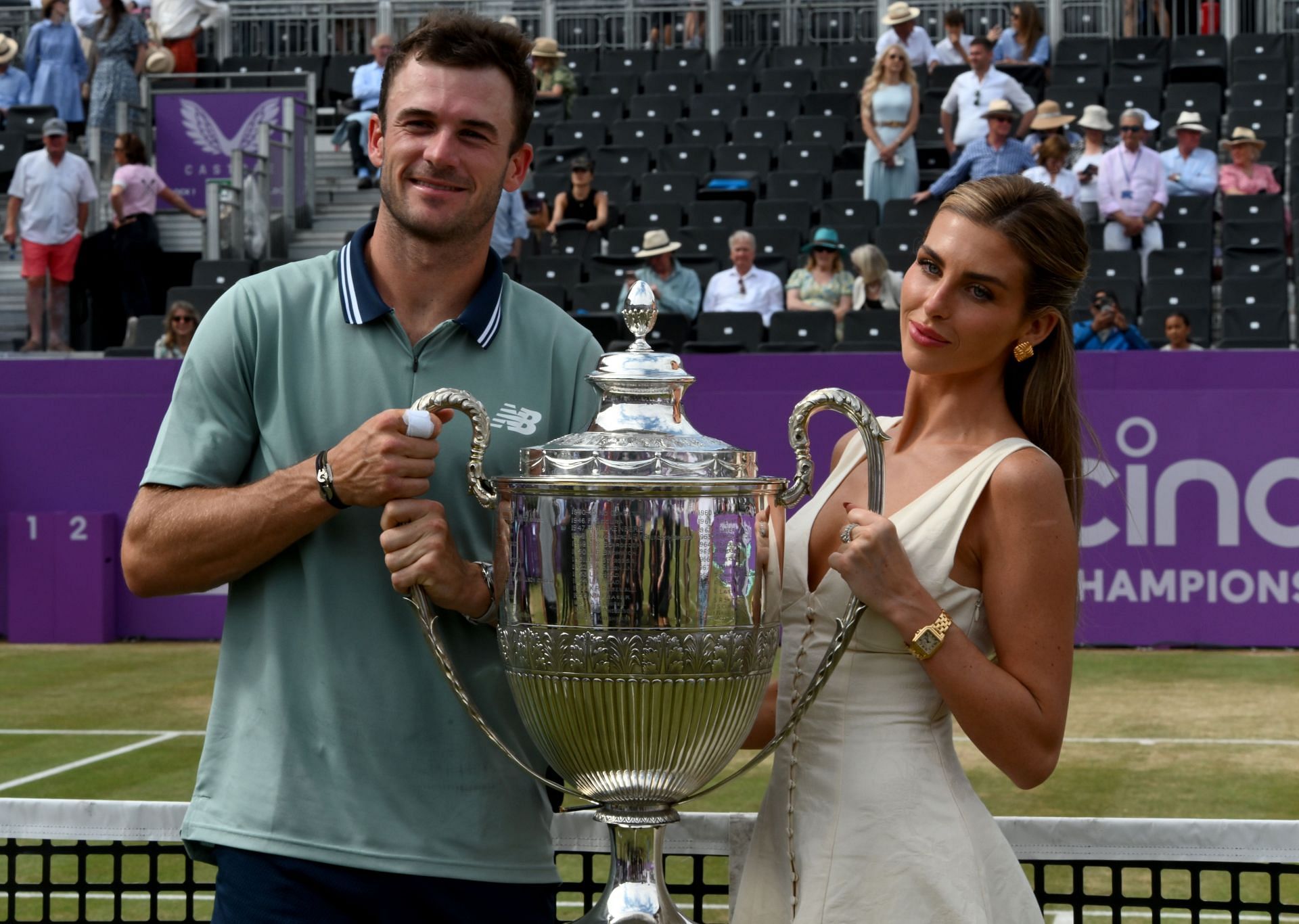 cinch Championships - Paige Lorenze and Tommy Paul celebrate Stockholm Open win (Source: Getty)