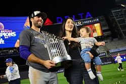 In Photos: Chris Taylor's wife Mary finally has a 'wedding date' as she & Dodgers superstar turn heads at friend's Arizona wedding
