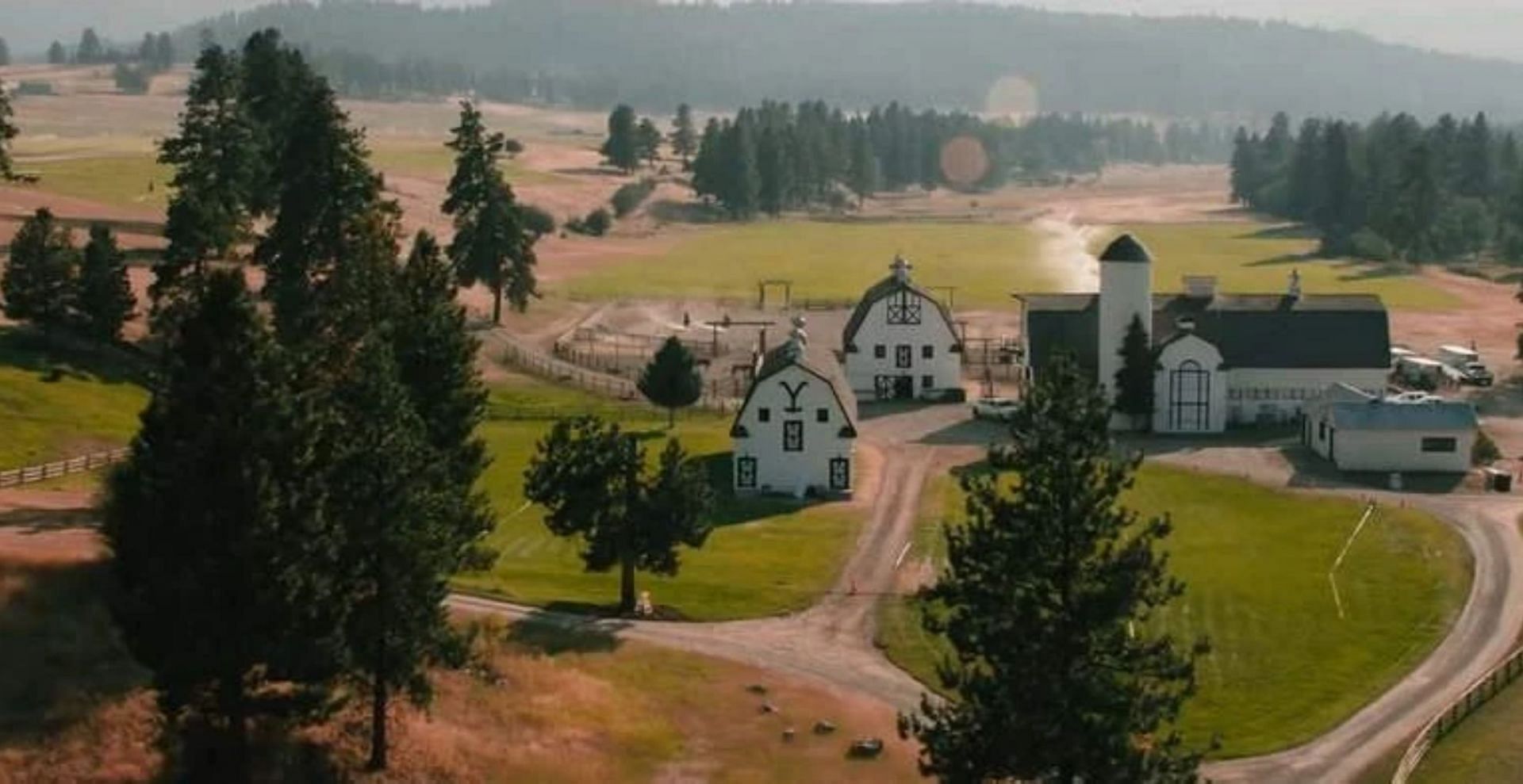 The main Dutton Ranch (Image via Peacock)