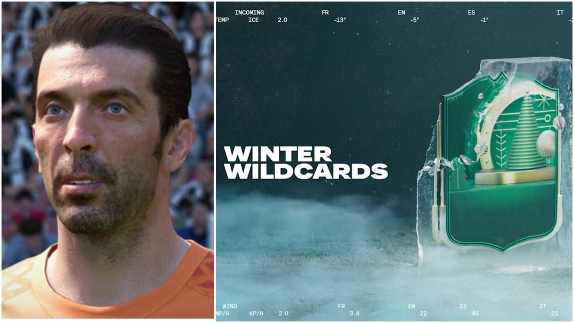 Winter Wildcards Buffon has been leaked (Images via EA Sports)