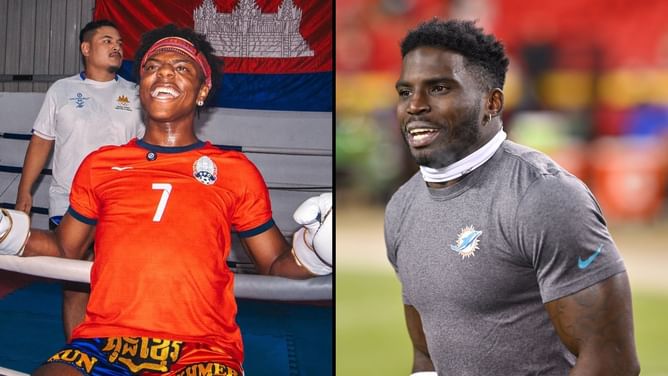 "I am tired of hearing your sh*t": IShowSpeed accepts Tyreek Hill's $100K race challenge for charity