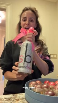 Kyle Busch's wife Samantha Busch showcased the gift received from her fan - Source: @samanthabusch on Instagram