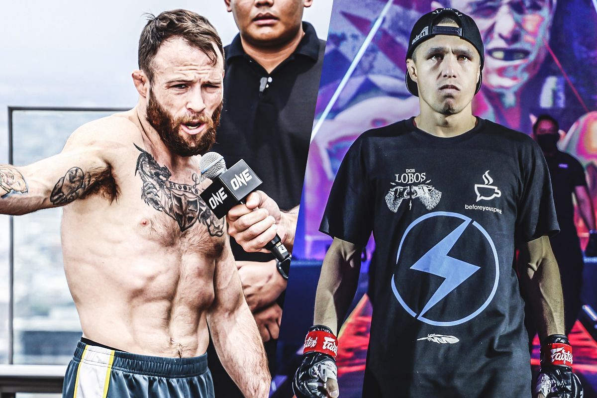 Jarred Brooks (Left) faces Reece McLaren (Right) at Lumpinee
