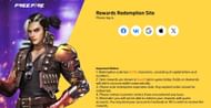 रिडीम कोड (Image via reward.ff.garena.com)