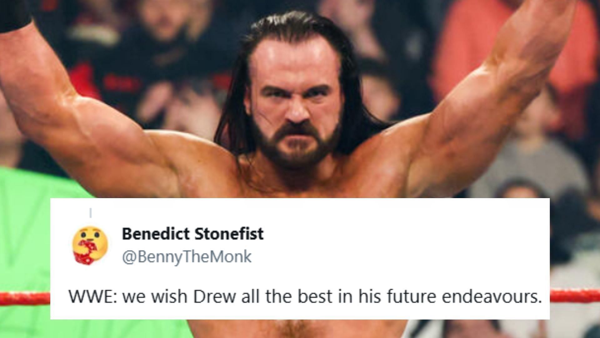 Drew McIntyre is a former WWE Champion. (Image via WWE.com and @WrestleOps