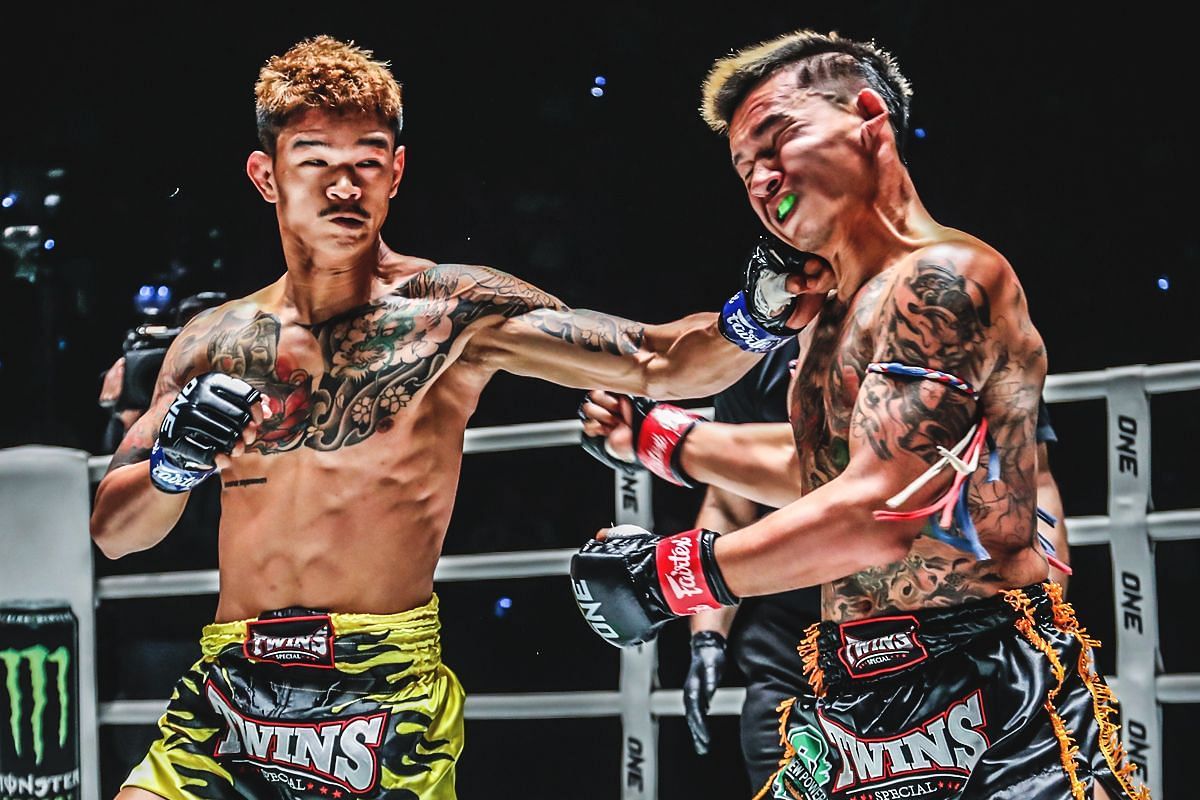 Kongthoranee fighting Gingsanglek | Image credit: ONE Championship