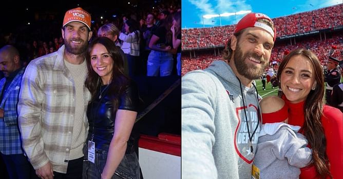 Bryce Harper's wife Kayla enjoys dreamy adventure with her female friends in snowclad landscape