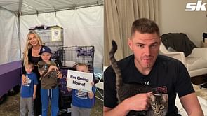 Freddie Freeman's wife Chelsea pairs off-shoulder sleek black dress with elegant diamond necklace in latest mirror selfie