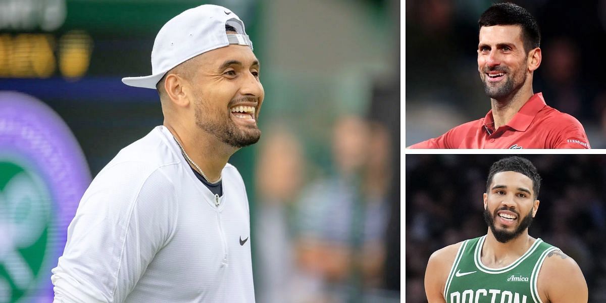 Nick Kyrgios Novak Djokovic Jayson Tatum